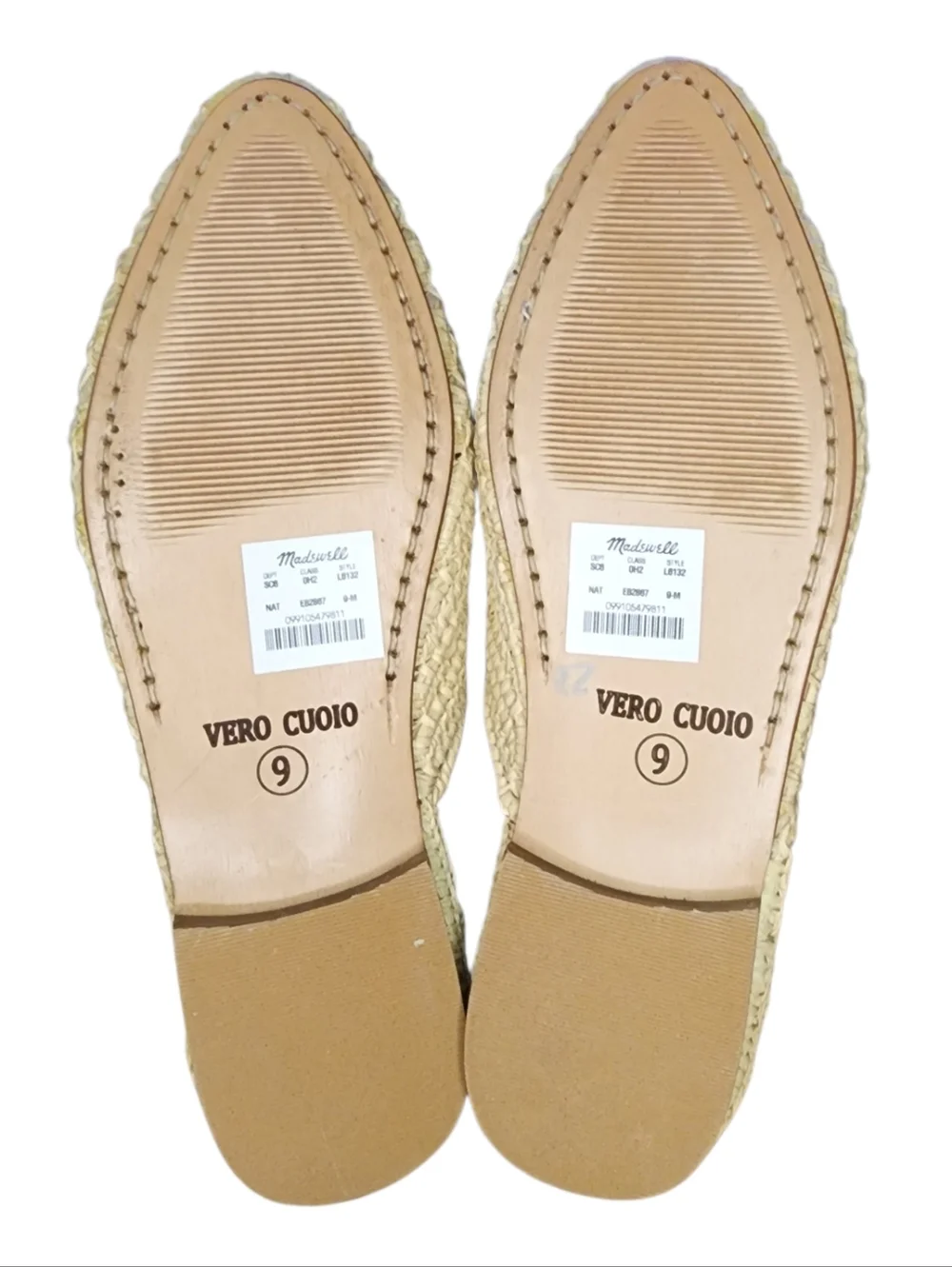 NWT Artemis Raffia Babouches Mules Natural, Womens 9 - Picture 9 of 9